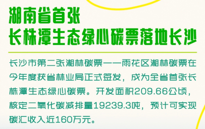 湖南首张碳票落地长沙!绿心碳汇交易开启,机电安装企业如何抓住绿色发展新机遇
